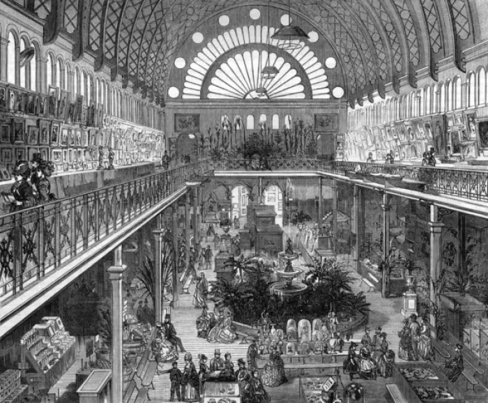 Framed Print : Interior of the Sydney Exhibition Building, 1872 Framed Print : Interior of the Sydney Exhibition Building, 1872