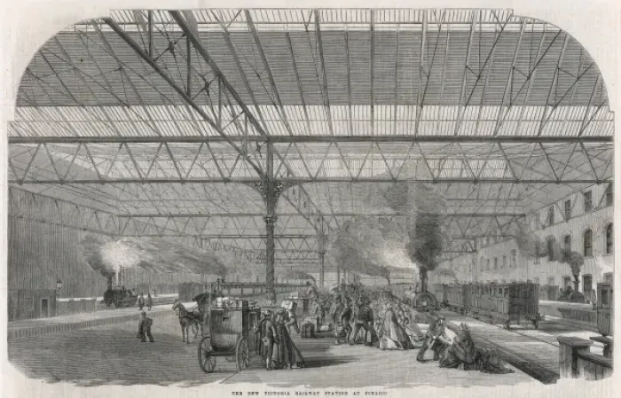 Framed Print : Interior, Victoria Station, London Framed Print : Interior, Victoria Station, London