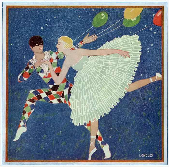 Framed Print : An Interval in Motley by S. S. Longley