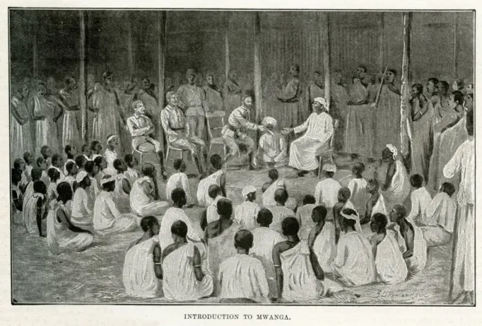 Framed Print : Introduction to Mwanga III of Uganda