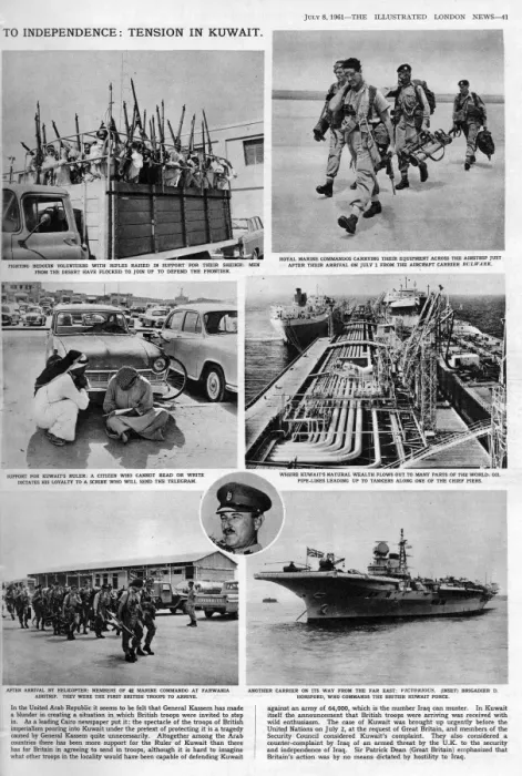 Framed Print : Iraq threat to Kuwait, 1961 Framed Print : Iraq threat to Kuwait, 1961