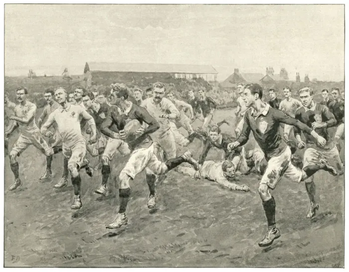 Framed Print : Ireland V England 1900 Framed Print : Ireland V England 1900