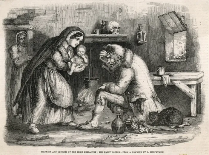Framed Print : Irish Fairy Doctor / 1859 Framed Print : Irish Fairy Doctor / 1859