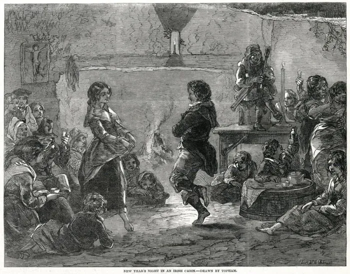 Framed Print : IRISH JIG 1848 Framed Print : IRISH JIG 1848