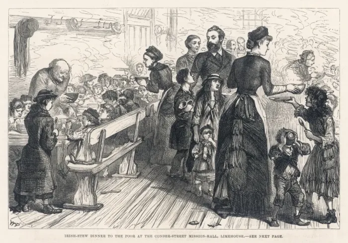 Framed Print : Irish Stew for the Poor
