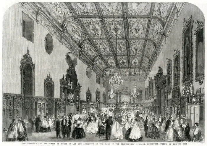 Framed Print : Ironmongers Hall 1861 Framed Print : Ironmongers Hall 1861