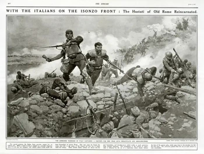 Framed Print : Italian soldiers on the Isonzo Front Framed Print : Italian soldiers on the Isonzo Front