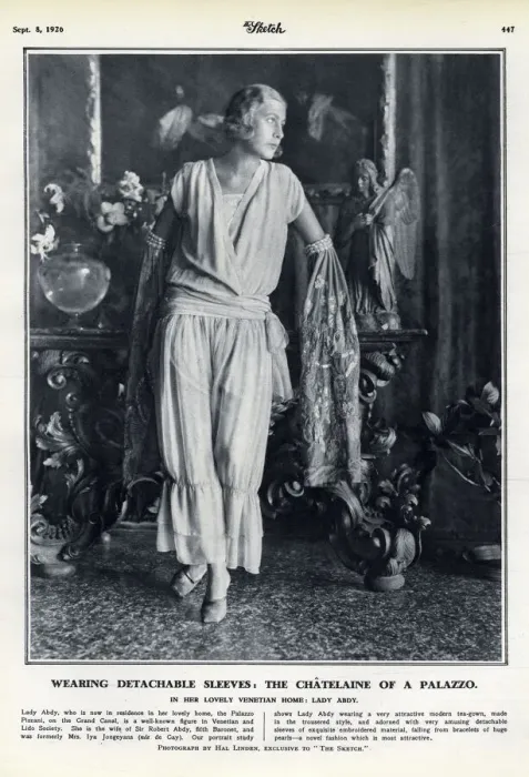 Framed Print : Iya, Lady Abdy in her Venetian palazzo Framed Print : Iya, Lady Abdy in her Venetian palazzo