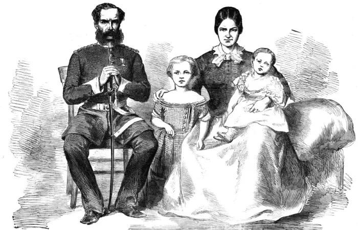 Framed Print : J E W Inglis & Family