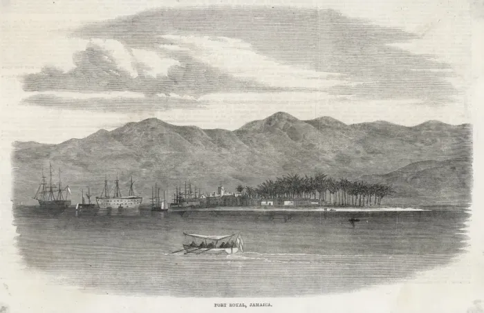 Framed Print : Jamaica  /  Port Royal  /  1865