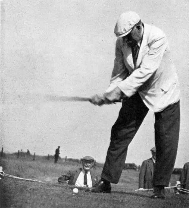 Framed Print : James Braid in action at the Open Championships