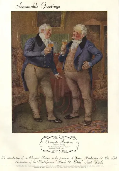 Framed Print : James Buchanan whisky advertisement - Cheeryable Brothers Ch Framed Print : James Buchanan whisky advertisement - Cheeryable Brothers Ch