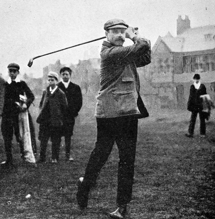 Framed Print : James Robb, Winner of the Golf Amateur Championship, 1906