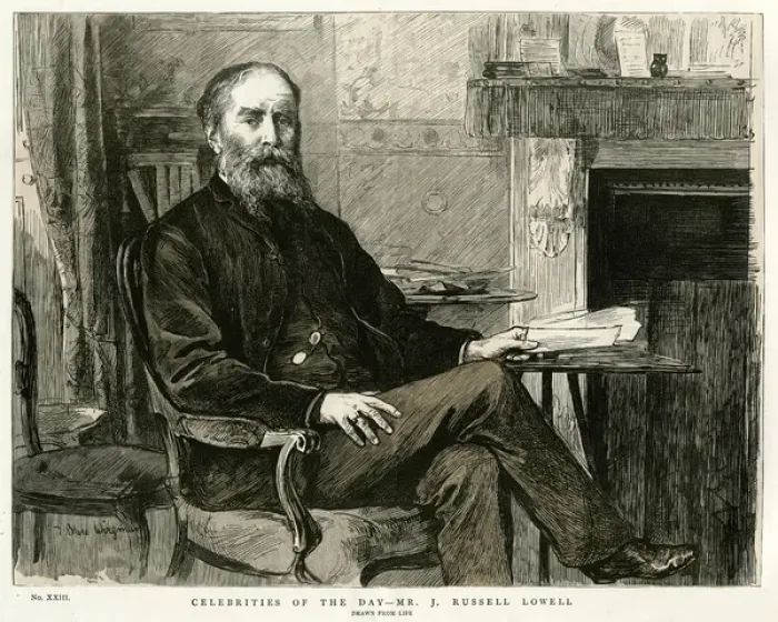 Framed Print : James Russell Lowell Framed Print : James Russell Lowell