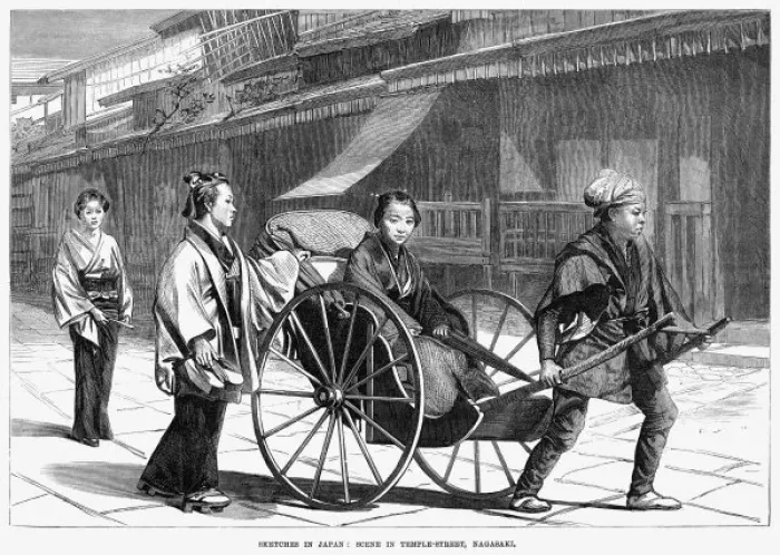 Framed Print : Japanese Rickshaw Framed Print : Japanese Rickshaw