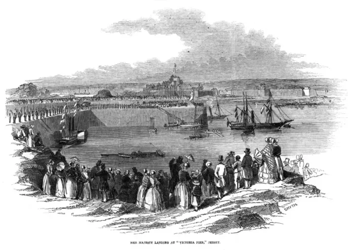 Framed Print : Jersey  /  Victoria Pier