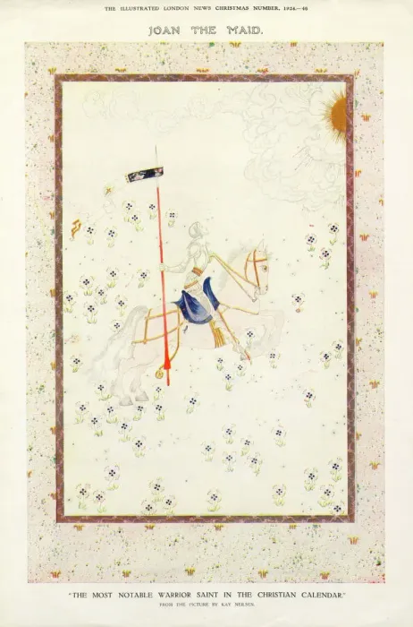 Framed Print : Joan the Maid - Kay Nielsen. The Most Noble Warrior Saint in the Christian Calendar Framed Print : Joan the Maid - Kay Nielsen. The Most Noble Warrior Saint in the Christian Calendar