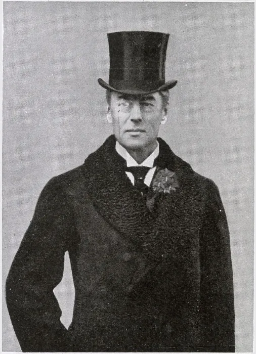 Framed Print : Joseph Chamberlain (1836 - 1914), British statesman who was first a radical Liberal. Photograph taken during a trip at Newcastle. Date: 1903