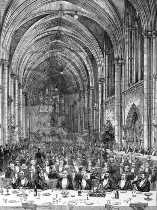 Framed Print : Jubilee Banquet of the Incorporated Law Society in the Centr Framed Print : Jubilee Banquet of the Incorporated Law Society in the Centr