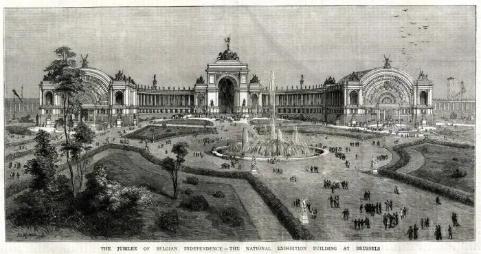 Framed Print : Jubilee of Belgian Independence 1880 Framed Print : Jubilee of Belgian Independence 1880