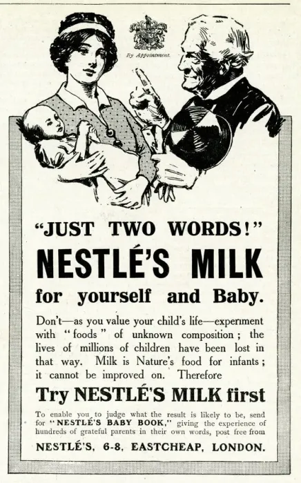 Framed Print : Just two words! Nestles Milk 1915