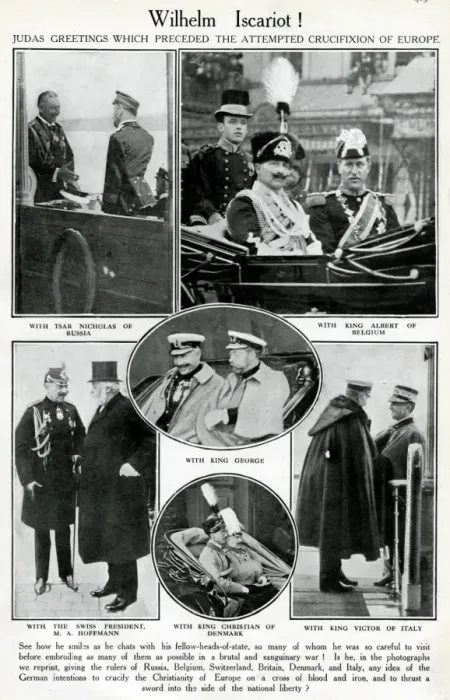 Framed Print : Kaiser Wilhelm with European heads of state before WW1 Framed Print : Kaiser Wilhelm with European heads of state before WW1