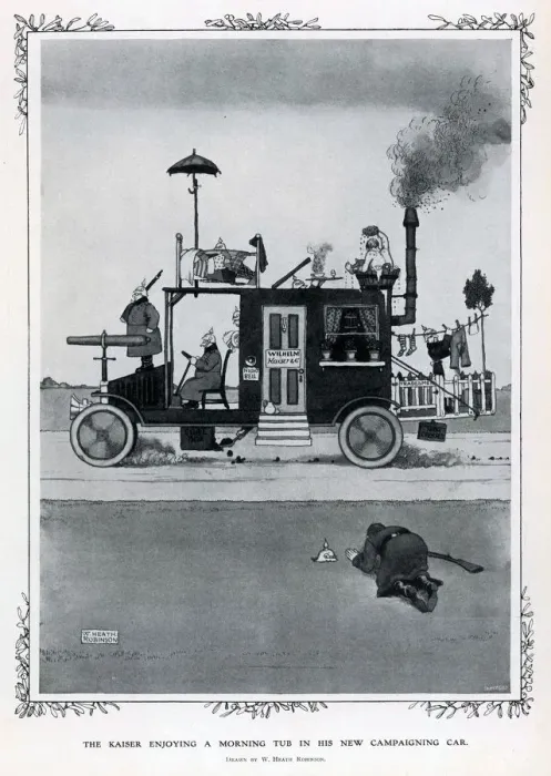Framed Print : Kaisers Campaigning Car Framed Print : Kaisers Campaigning Car