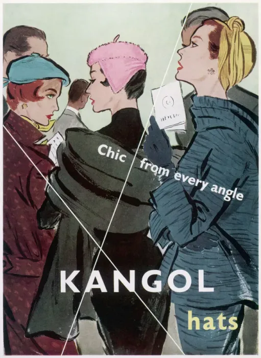 Framed Print : Kangol advertisement 1956 Framed Print : Kangol advertisement 1956