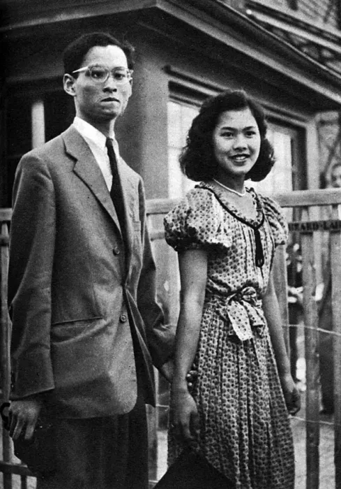 Framed Print : King Bhumibol Adulyadej and future Queen Sirikit Framed Print : King Bhumibol Adulyadej and future Queen Sirikit