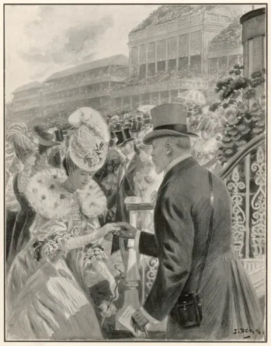 Framed Print : King Edward VII at Ascot