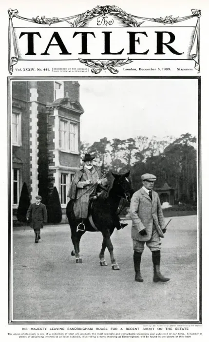 Framed Print : King Edward VII, Sandringham 1909 Framed Print : King Edward VII, Sandringham 1909