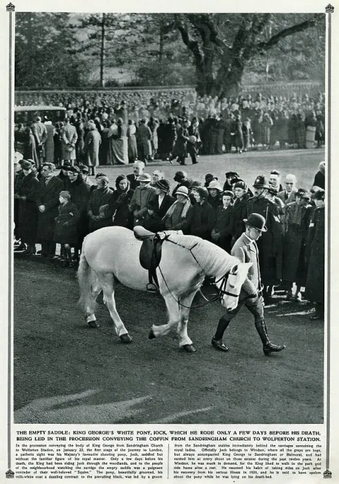 Framed Print : King George V Britain Royal Royalty Death Crowd