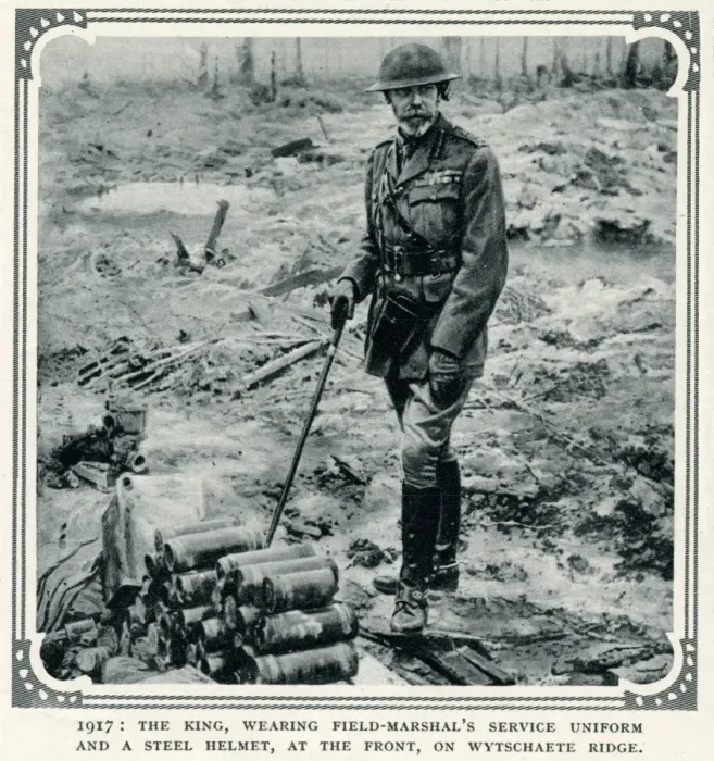 Framed Print : King George V at the Western Front