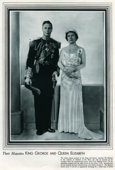 Framed Print : King George VI and Queen Elizabeth consort 1937 Framed Print : King George VI and Queen Elizabeth consort 1937