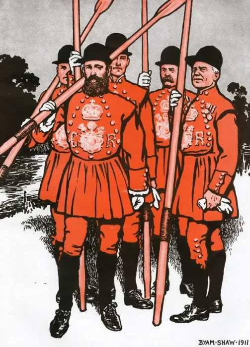 Framed Print : The Kings Watermen by Byam Shaw