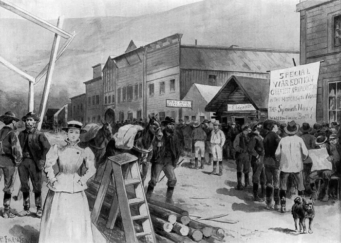 Framed Print : Klondike Gold Rush Framed Print : Klondike Gold Rush