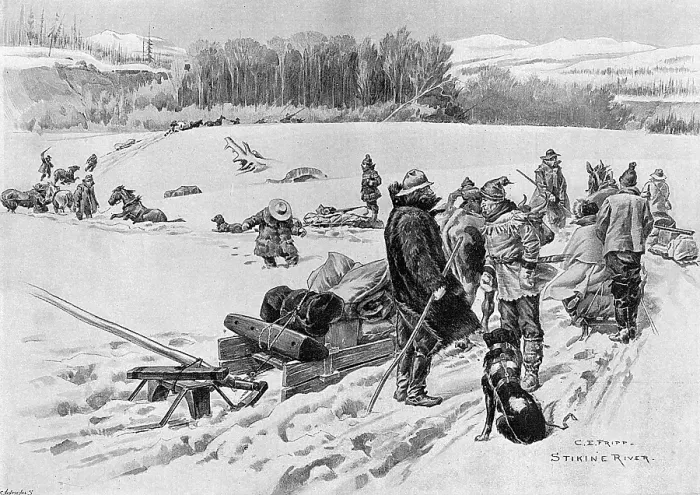 Framed Print : Klondike Gold Rush Framed Print : Klondike Gold Rush