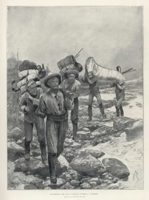 Framed Print : Klondike Gold Rush Framed Print : Klondike Gold Rush