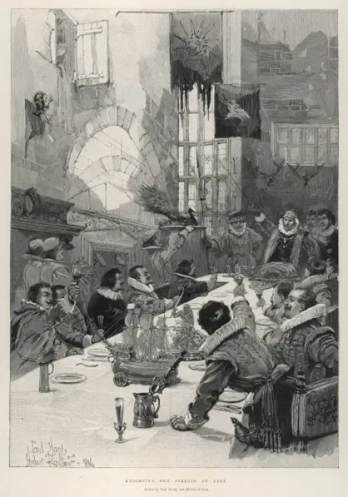 Framed Print : Knighting the Sirloin Framed Print : Knighting the Sirloin