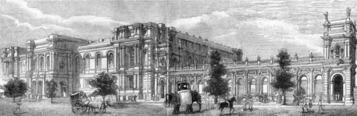 Framed Print : Kolkata - Imperial Indian Museum and annexe