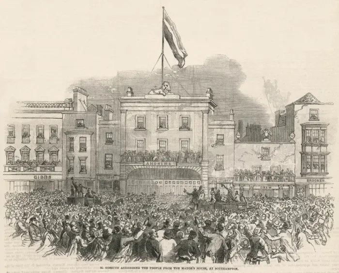 Framed Print : Kossuth at Southampton