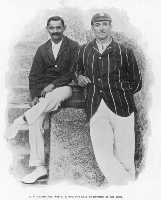 Framed Print : Ks Ranjitsinhji and C B Fry, cricketers Framed Print : Ks Ranjitsinhji and C B Fry, cricketers