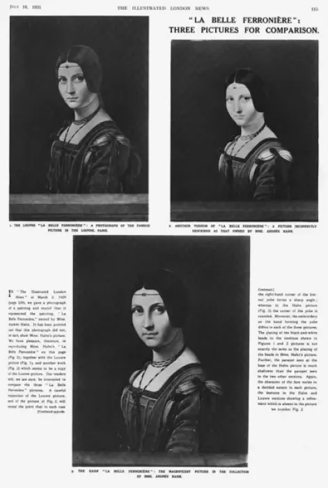 Framed Print : La Belle Ferroniere, three versions Framed Print : La Belle Ferroniere, three versions