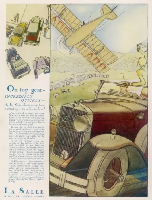 Framed Print : La Salle automobiles Framed Print : La Salle automobiles
