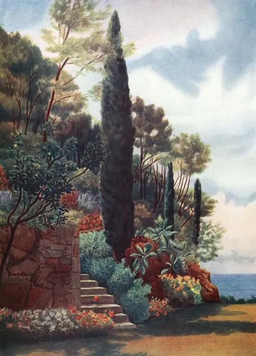 Framed Print : La Serena, Cap Ferrat by Noel Sampson Framed Print : La Serena, Cap Ferrat by Noel Sampson