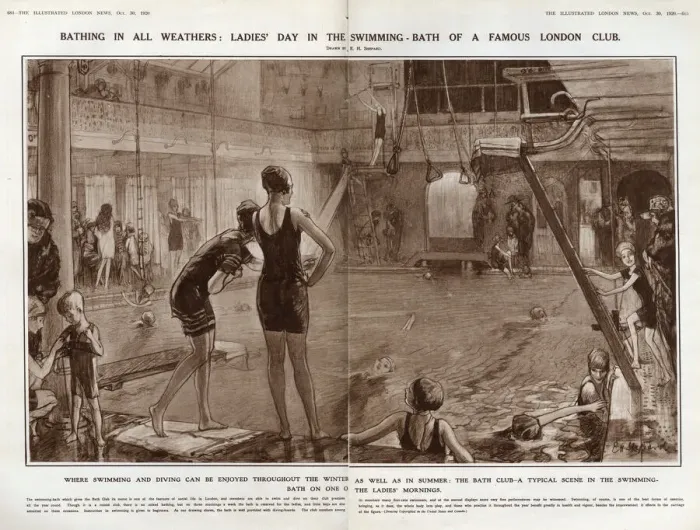 Framed Print : Ladies day in the swimming-bath Ladies day in the swimming-bath Framed Print : Ladies day in the swimming-bath Ladies day in the swimming-bath