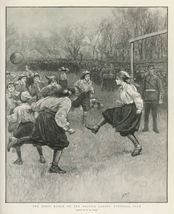 Framed Print : Ladies Football Club Framed Print : Ladies Football Club