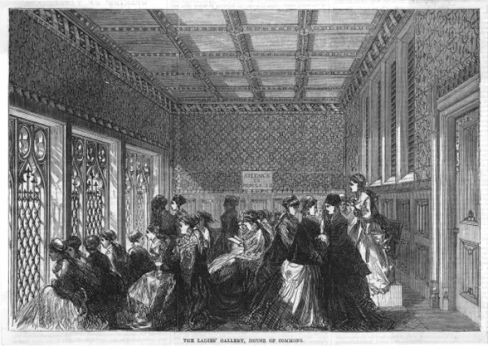 Framed Print : Ladies Gallery / Commons Framed Print : Ladies Gallery / Commons