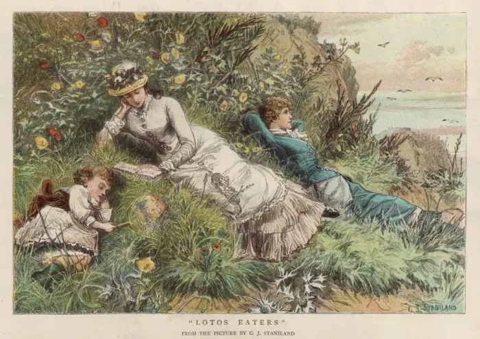 Framed Print : Ladies Relaxing 1882 Framed Print : Ladies Relaxing 1882