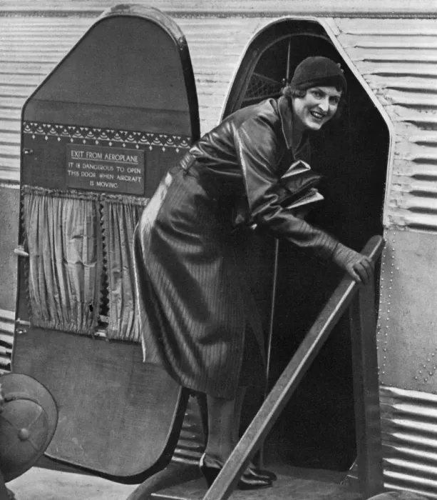 Framed Print : Lady Broughton at Croydon flying to Africa Framed Print : Lady Broughton at Croydon flying to Africa
